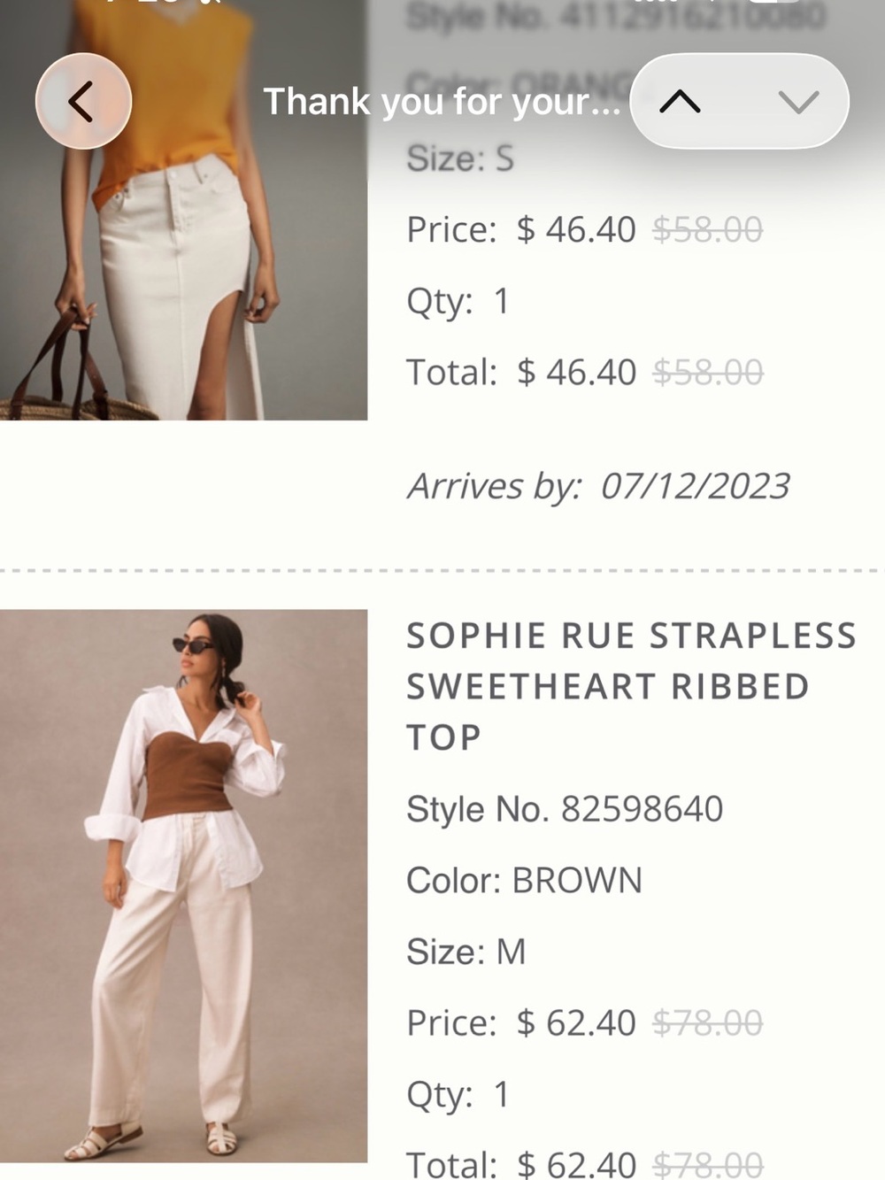 Sophie Rue Strapless Sweetheart Ribbed top